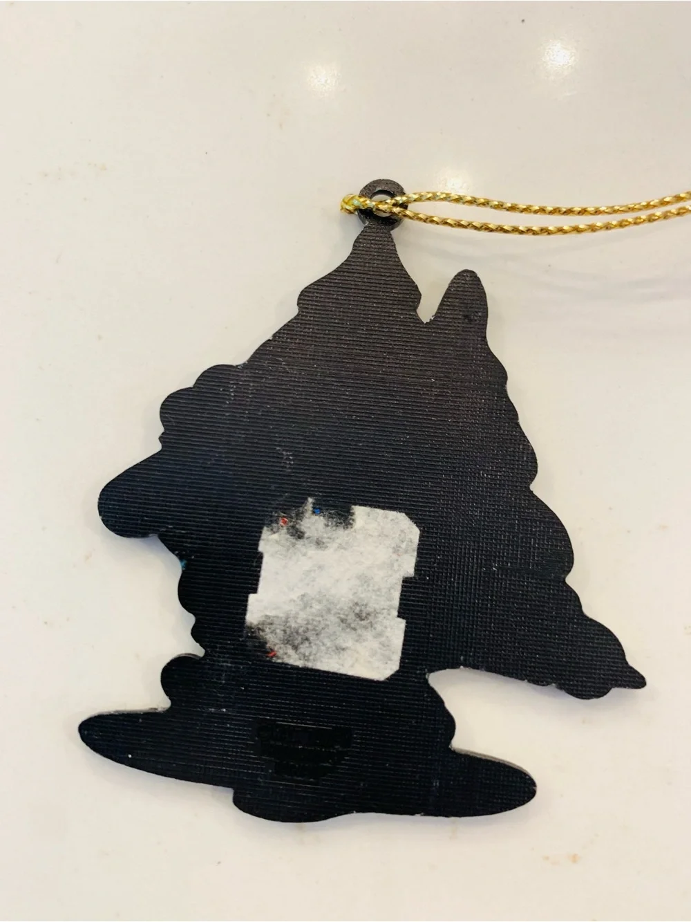Vintage Disney Christmas Tree Ornament Mickey & Minnie Mouse Ice Skating Enamel